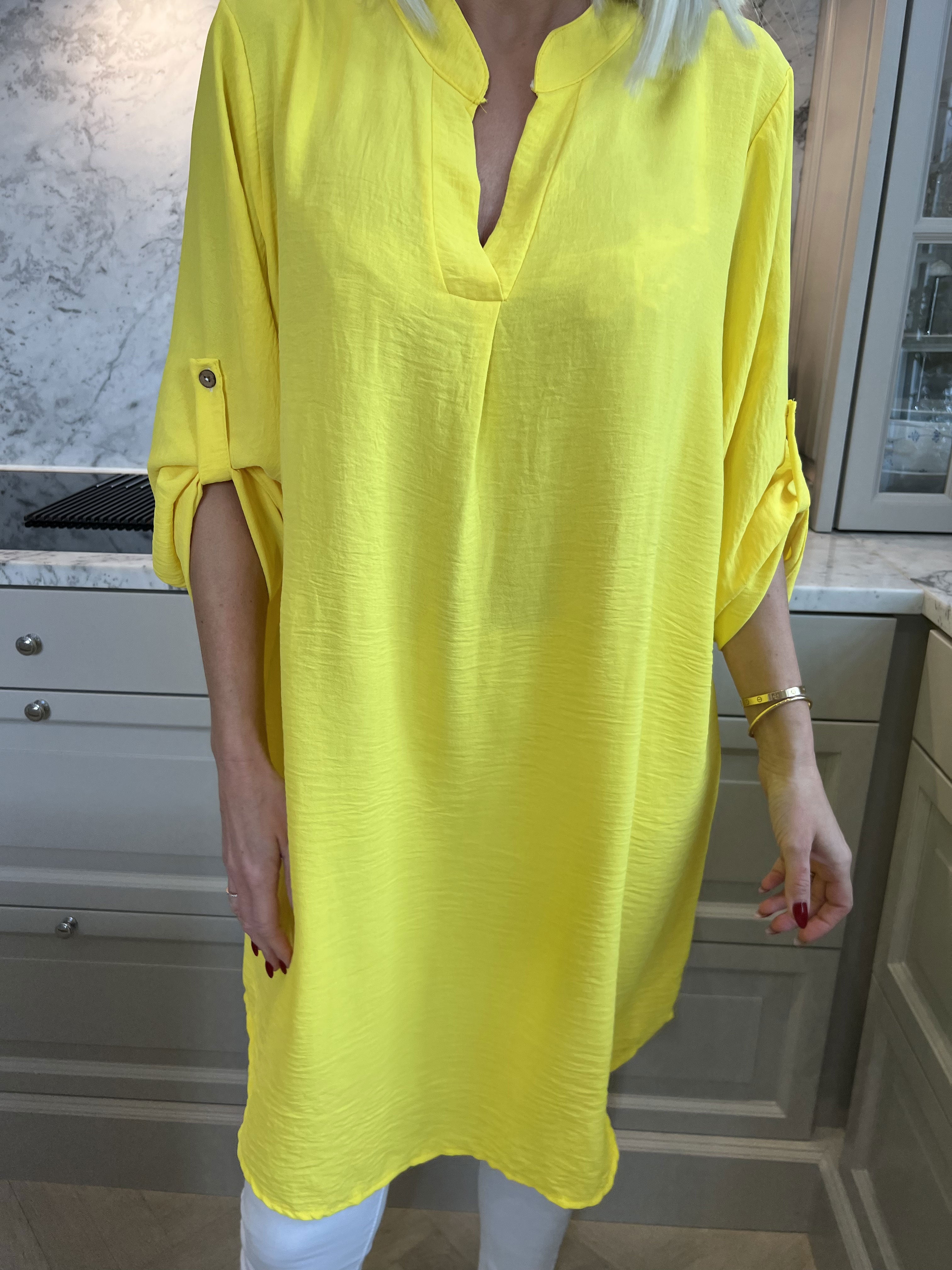 Vanesa Dress - Let og luftig kjole i plain farver